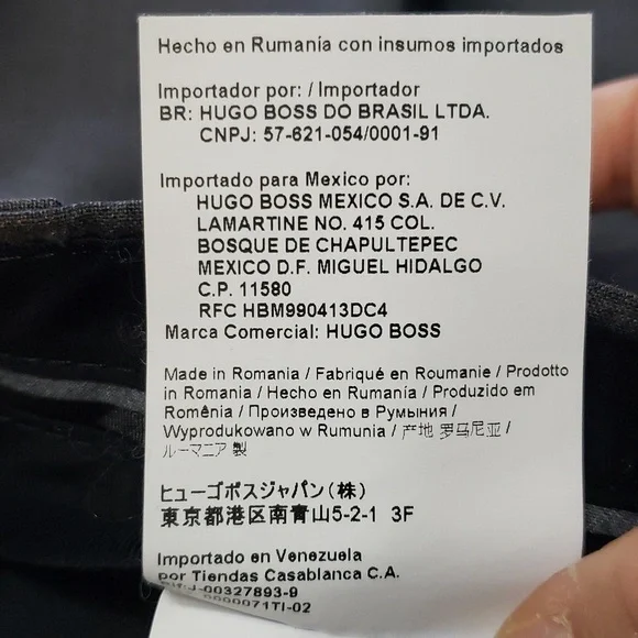 HUGO Boss Dieselstrasse 12 gray wool lined flat front Pants, Size 34R